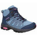 Hi-Tec Hiking Shoes Raven Mid WP (waterproof) light blue Women